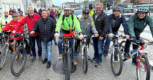 Fahrrad-Demo Guntramsdorf-Münchendorf